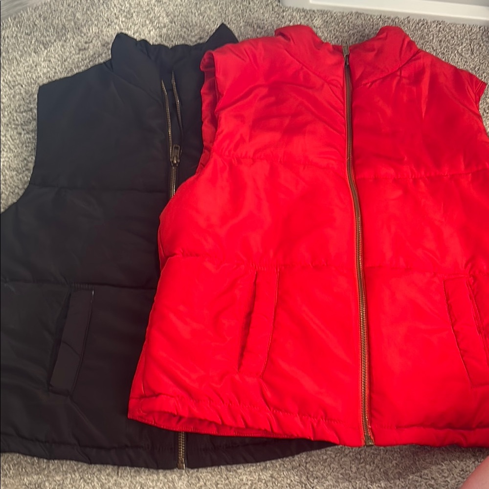 Kids Red and Black Vest